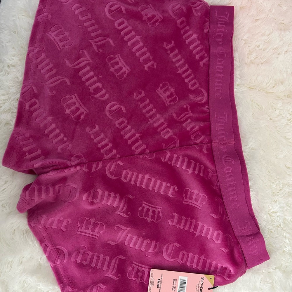 Juicy Couture Fuchsia Athletic Shorts